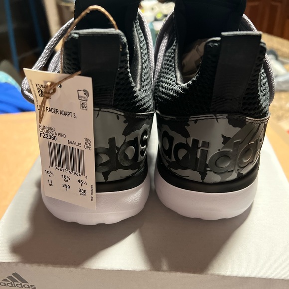 Adidas mens sneaker slip on size 11 black - Picture 2 of 4